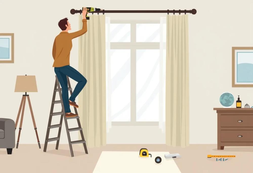 curtain installation