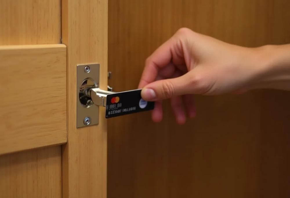 door latch manipulation