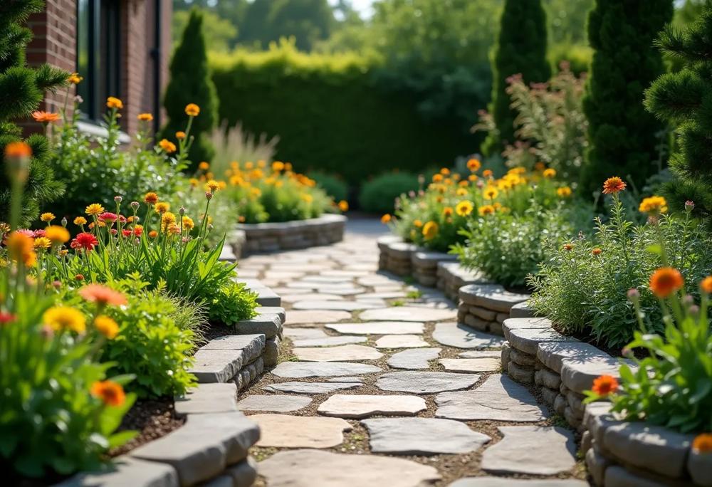 landscaped garden