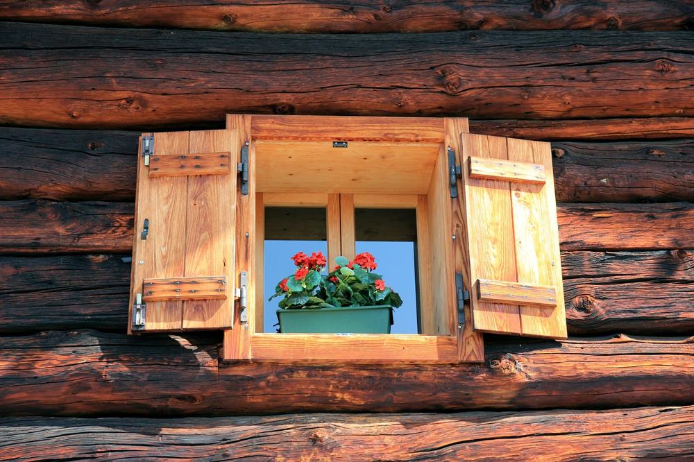 wooden shutters